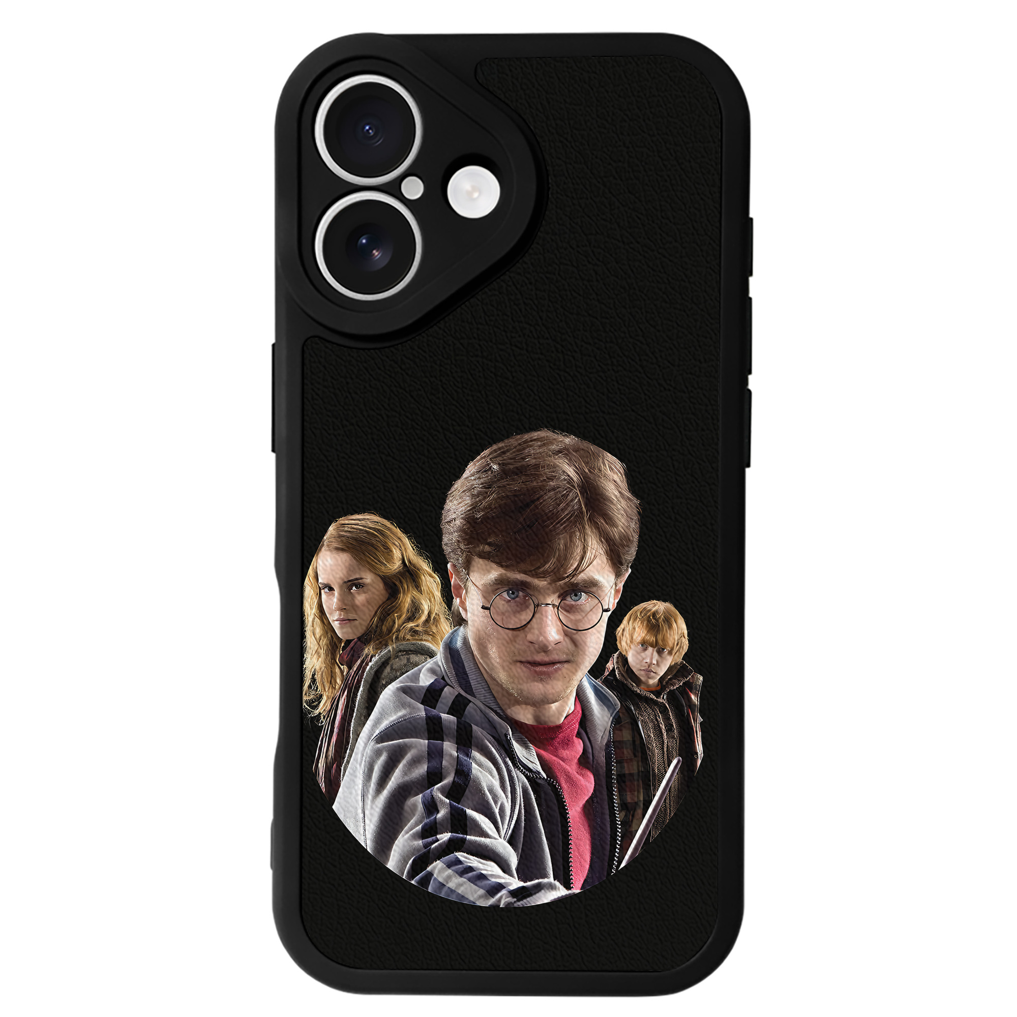 （画像用） Harry Potter ハリー・ポッターシリーズ 【iPhone 16シリーズ対応】シリコンスマホケース（レザー調） 材質：シリコン